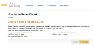 Results of a Kindle ebook promotion Results of a Kindle ebook promotion